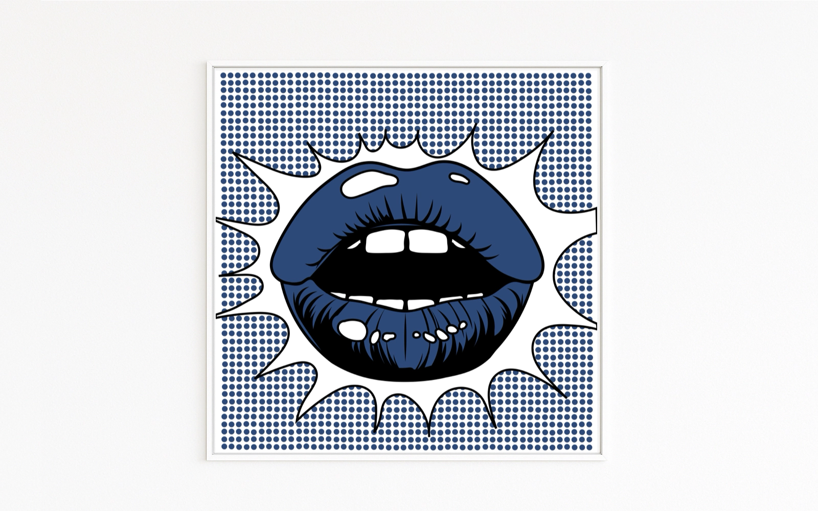 Lips. Ein Motiv aus der Pop Art Kultur. Der sinnlich Mund im Comic Stil. Fine Art. Christof Hintze Lips. Ein Motiv aus der Pop Art Kultur. Der sinnliche Mund im Comic Stil. Fine Art. Christof Hintze